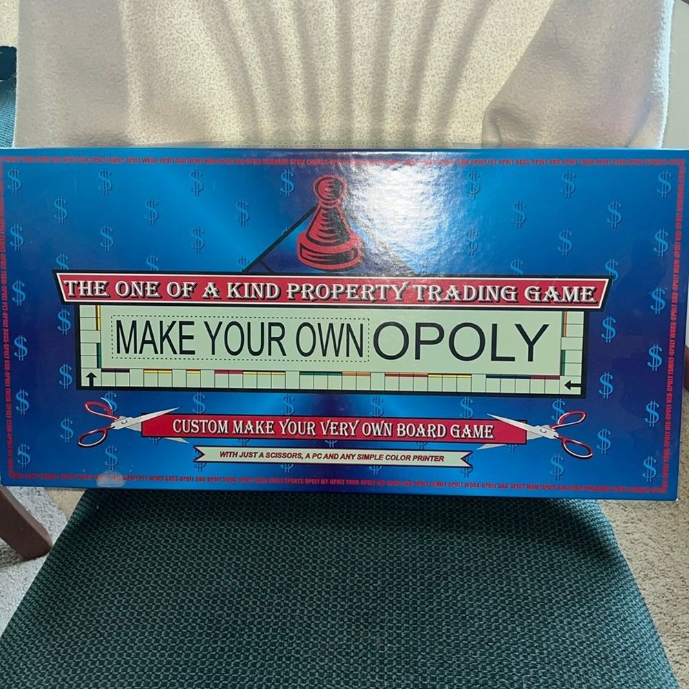 Customized “Make Your Own Monopoly Board Game**✨✨✨